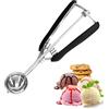 Glaxcidy Cucchiaio in Acciaio Inox per Gelato, Cucchiaio da Gelato, Meccanico per Gelato, Cucchiaio Palla, Biscotto Scooper, Cibo Scoop per Cookie, Gelato, Cupcake, Muffin, Polpette