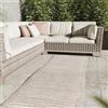 Interiyou Tappeto da esterno Florenz - Passatoia 80x300 cm Beige - Resistente ai UV per esterni: balcone, terrazza, giardino o cucina - Piatto