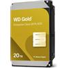 Western Digital Gold WD203KRYZ disco rigido interno 20 TB 7200 Giri/min 512 MB 3.5" SATA [WD203KRYZ]