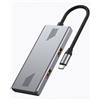Gembird Hub usb Gembird UHB-CM-U310-A2C2-01 USB 3.2 tipo A + C 4-porte Grigio [UHB-CM-U310-A2C2-01]