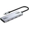 Gembird Hub usb Gembird UHB-CM-U310-C4-01 USB 3.2 tipo C 4-porte Grigio [UHB-CM-U310-C4-01]