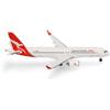 herpa modello aereo Airbus A220-300 - VH-X4B "Koala" QantasLink, miniatura in scala 1:500, pezzo da collezione, senza supporto, metallo