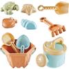 Generico Sandspielzeug Für Kinder,10-teiliges Set Mit Eimer, Schaufel Und Rechen,-Bau-Spielzeug - Für Den Hinterhof, , Pool, Seeufer, Flussufer, Garten, Und Mädchen Ab Einem Alter Von 3 Ja