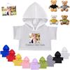 FAHOXUMR Vestiti Personalizzati per Orsacchiotti con Nome del Foto, Vestiti Personalizzati Animali di Peluche che si Adattano a Orsi di 20-40 cm, Abbigliamento Personalizzato per Bambole