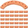 FRCOLOR 30 Pezzi Argilla Mattoncini Miniatura per Modellismo Fai da Te | Color Khaki, Assemblaggio Semplice, per Plastici e Case in Miniatura, Accessorio da Costruzione per Ragazzo Ragazza