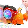 Generico Giocattoli Musicali A Forma Di Lumaca Strisciante - Lumaca Elettrica Da Passeggio Illuminata, Giocattoli Musicali A Forma Di Lumacaa Con Musica Luminosa Per Ragazzi, Ragazze, Bambini,