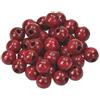 Efco - Perline in legno, Ø 8 mm, foro 2,3 mm, Confezione da 80 pezzi, Colore Rosso scuro