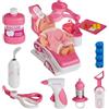 Tuxuseo Kit Dentista Bambini - Giocattoli Educativi di Finzione Realistici e Divertenti | Set Gioco Dottoressa Bambine,Per Scuola Materna Asilo Scuola Elementare Aula Casa Festa Attività Mattina
