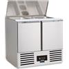 KLIMAITALIA Saladette refrigerata 2 porte per bacinelle Gastronorm - Temperatura +2 +8 °C - cm 90 x 70 x 87 h