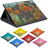 LUPATDY Puzzle portatile con 6 scomparti colorati, puzzle ribaltabile con
