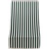 Tenda da Sole per Sormonto 140x300 cm in Poliestere con Anelli Ranieri a Strisce Verdi