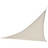 Vela Telo Parasole 4x4mt Tenda Triangolare Ombreggiante Giardino Tessuto Beige