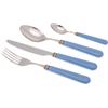 Servizio Set di Posate 24 Pezzi in Acciaio Inox Rivadossi Sandro Mistral Azzurro