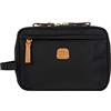 Bric's Urban Travel Kit Collezione X-Bag, Necessaire da Viaggio Leggero e Impermeabile, Beauty Case da Viaggio, Nylon, Dimensione 25x17x9 cm, Black