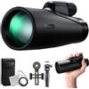 Severnier Monocolo 12x50, HD ad alta potenza Telescopio monoculare, BAK-4 Prisma e FMC Cannocchiale Monoculare, per watching caccia campeggio,escursionismo,concerti