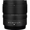 JERXTTON Pellicola adesiva in vinile per obiettivo fotocamera Nikon Z DX 12-28 mm F3,5-5,6 PZ (contorno nero lucido)