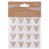E-A-R REA Lettera V in Legno 10cm 16pz