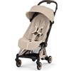 CYBEX Coya Style Cozy Beige Passeggino con Telaio Rosegold Cybex