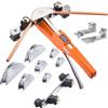 VEVOR Kit Piegatubi Pinza Piegatrice Manuale per Tubi in Rame e Alluminio, Utensile per Piegatura Manuale Spessore Compatibile 0,5-1,2 mm Angolo di Piegatura max. 90° per Riparazione Impianti