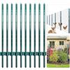 Thealyn Pali a U per Recinzioni, Confezione da 10 121 CM Acciaio Zincato Antiruggine, Montaggio Rapido per Giardino o Zootecnia