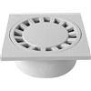 First Plast CHPVC15G Chiusino Sifonato in PVC, Grigio, 150 x 150 mm
