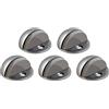 Design House 181883 Dome Door stop, 5-pack, nichel satinato