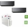CLIMATIZZATORE DUAL 12+12 CONDENSATO AD ACQUA INAIR BLACK WI FI INTEGRATO DC INVERTER A++A+ GAS R-32 POMPA DI CALORE LINEA 2026 PRONTA CONSEGNA