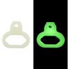 Axorafow Glow-in-the-dark Avendo a sgancio rapido per ARA Regolatore Bite - Testa secondaria in silicone per immersioni profonde appesa per anello per accessorio luminoso caricato UV 50x47mm Funzione di scarsa