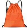 DIELOVEHUA Sacca da Palestra con Coulisse, Sacca Sportiva, Borsa con Coulisse per Uomo Donna, Grande Capacità, Impermeabile, per Sport Vacanze Viaggio Spiaggia, Arancione