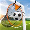 XIHIRCD Porta da Calcio Top Bins, Diametro 45cm Bersaglio da Calcio per Allenamento Della Porta Calcio Rete da Calcio per Migliorare la Precisione di Tiro Facile da Attaccare e Staccare (Arancia)