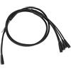Axorafow Cavo dati per controller cruscotto a 6 pin per scooter elettrici Kukirin Pro - Cavo connettore in plastica nera da 1390 mm compatibile con display scooter serie Pro
