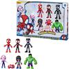 SPIDEY, MARVEL HASBRO MARVEL, SPIDEY E I SUOI FANTASTICI AMICI, COLLEZIONE DI ACTION FIGURE TEAM SPIDEY E AMICI, INCLUDE 7 ACTION FIGURE, REGALO IDEALE PER BAMBINI E BAMBINE, DAI 3 ANNI IN SU