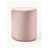 Westwing Collection Pouf in velluto Daisy