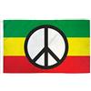 AZ FLAG Bandiera Pace Rasta 150x90cm - Bandiera Rasta - Bob Marley 90 x 150 cm