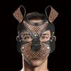 LoveToy Rebellion Reign Classic Pup Mask Black-Brown