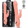 InToYou Rivor Up & Down Sliding Rings Rabbit Vibrator Coral