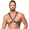 Zado Leather X-Shaped Chest Harness 2010313 Black
