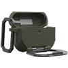 Urban Armor Gear Custodia protettiva per AirPods Pro 3, Urban Armor Gear UAG Monarch, verde-argento