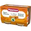 Plasmon Omogeneizzato Yogurt e Biscotto 2x120g (12 Confezioni)