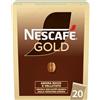 Nescafe NESCAFÉ Gold Caffè Solubile, 20 Bustine 34g