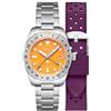 Spinnaker - Orologio GMT da uomo, 39 mm, Croft 39, automatico, edizione limitata, con bracciale in acciaio inossidabile massiccio, modello SP-5157, Bracciale