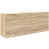 vidaXL Mobile da Bagno Rovere Sonoma 100x25x40 cm in Truciolato, Armadio a Muro da Bagno, Armadio da Bagno a Muro, Armadio da Bagno a Parete