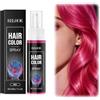 Dongcill Vernice spray per capelli, colore per capelli, colore temporaneo, tinta naturale per capelli, colorante naturale per capelli, lacca colorata, tintura rapida per capelli, lavabile (Rosso)