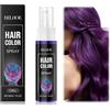 Dongcill Vernice spray per capelli, colore per capelli, colore temporaneo, tinta naturale per capelli, colorante naturale per capelli, lacca colorata, tintura rapida per capelli, lavabile (Viola)
