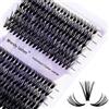 WENDY LASHES Ciglia Finte Individuali 0,07mm D Curl 12-16mm Mix 30D/40D Ciuffetti Extension Ciglia Ciuffetti Ciglia Finte Naturali DIY Individuali Cluster Ciglia Volume Russo(30D+40D-0.07-D-MIX12-16)