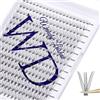 WENDY LASHES Ciglia Finte Individuali D Curl 300PCS 10D 0.07mm Mix 8-16mm Ciuffetti Extension Ciglia Ciuffetti Ciglia Finte Naturali DIY Individuali Cluster Ciglia Volume Russo(Cluster-10D-0.07-D-MIX8-16)