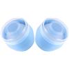 GALPADA 2 Pezzi Custodia per Puff in Peluche Blu per Cipria, Contenitore in Pp, Comodo per Disperdere Polvere, Adatto per Corpo