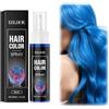 Dongcill Vernice spray per capelli, colore per capelli, colore temporaneo, tinta naturale per capelli, colorante naturale per capelli, lacca colorata, tintura rapida per capelli, lavabile