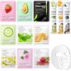 Ourdort 12 Pezzi Maschera Viso Idratante, Maschere per il Viso, Maschere Viso in Tessuto, con Frutta ed Estratti Vegetali, Idratante, Lenitivo, Rassodante, Nutriente, per Tutti i Tipi di Pelle
