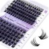 WENDY LASHES Cluster Extension Ciglia C Curl 0.07mm C3+C9 C-MIX12-16mm DIY Individual Naturale Volume Russo Finte